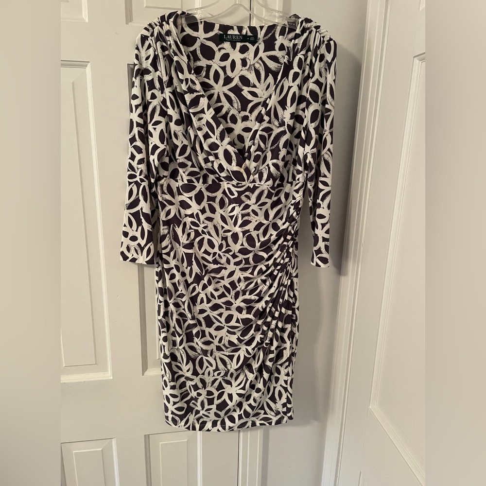 Lauren faux wrap dress